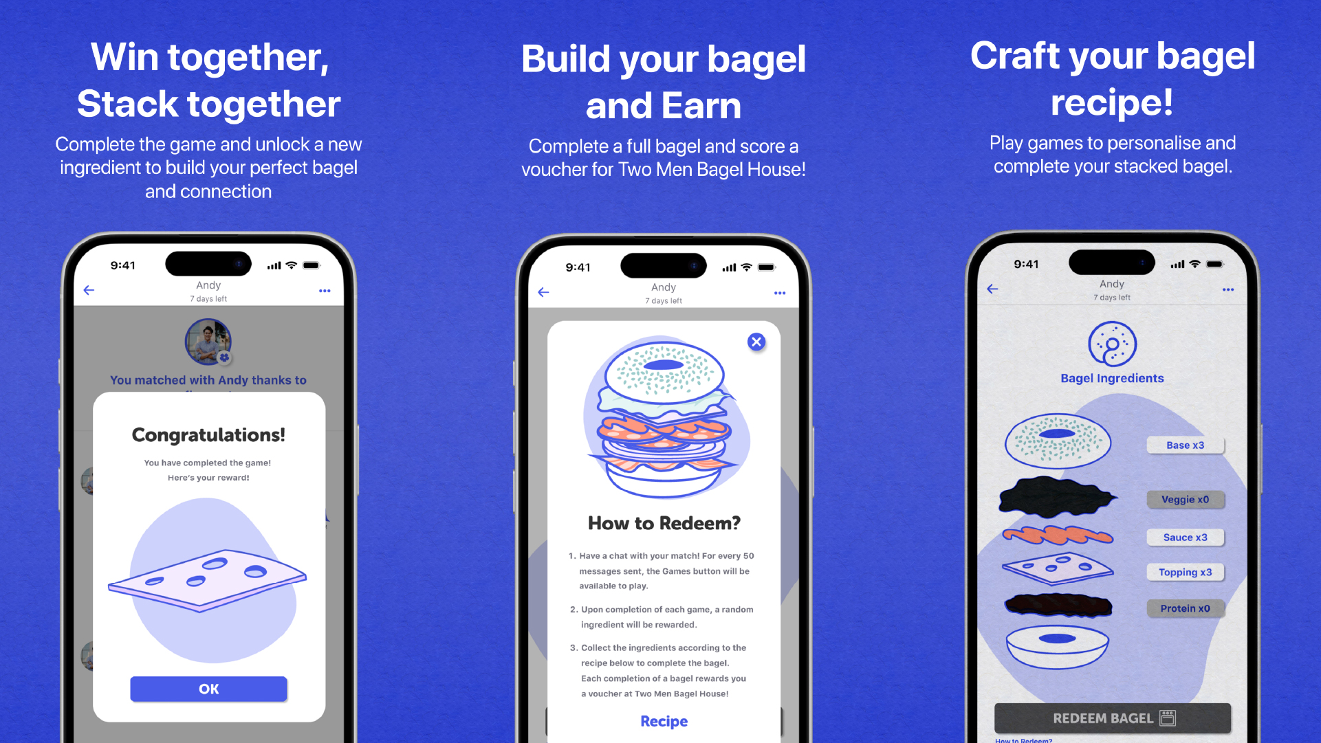 From bagel to bae Branding and Typography Detail